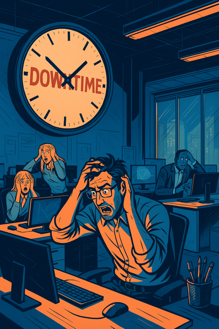<span> The Real Cost of Downtime for Small Businesses (And How IT Support Helps) </span>